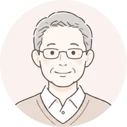 70代男性のイラスト